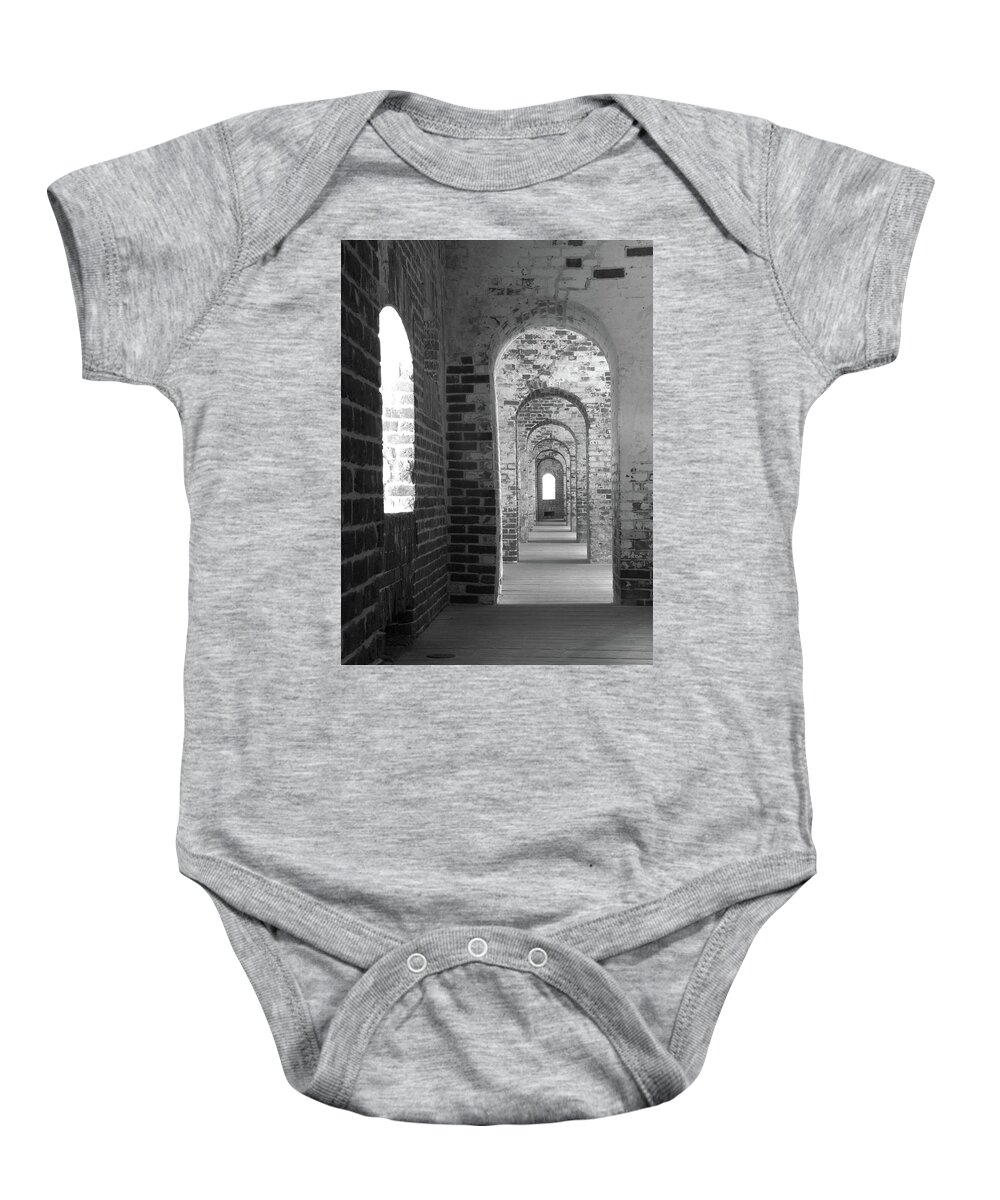 Architecture Baby Onesie featuring the photograph Repeated Architecture by Melissa Southern