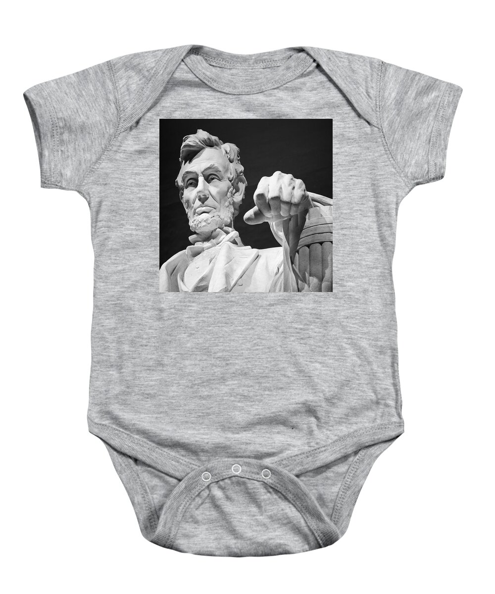 Abraham Lincoln Baby Onesie featuring the photograph Resolut Lincoln by Peter Boehringer