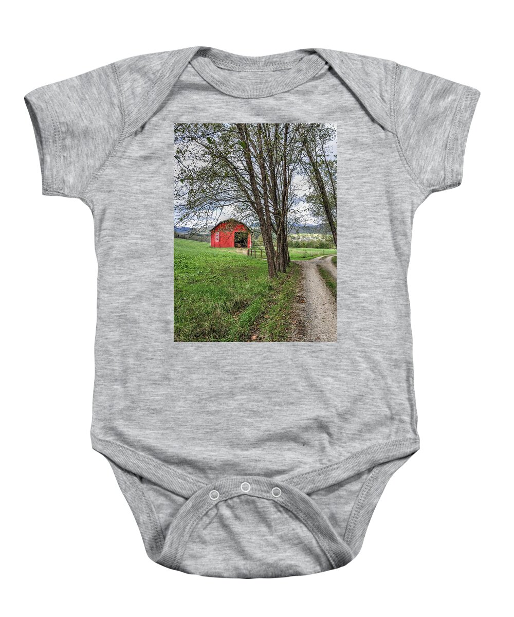 Rural Baby Onesie featuring the photograph Road To Swannanoa by Randall Dill