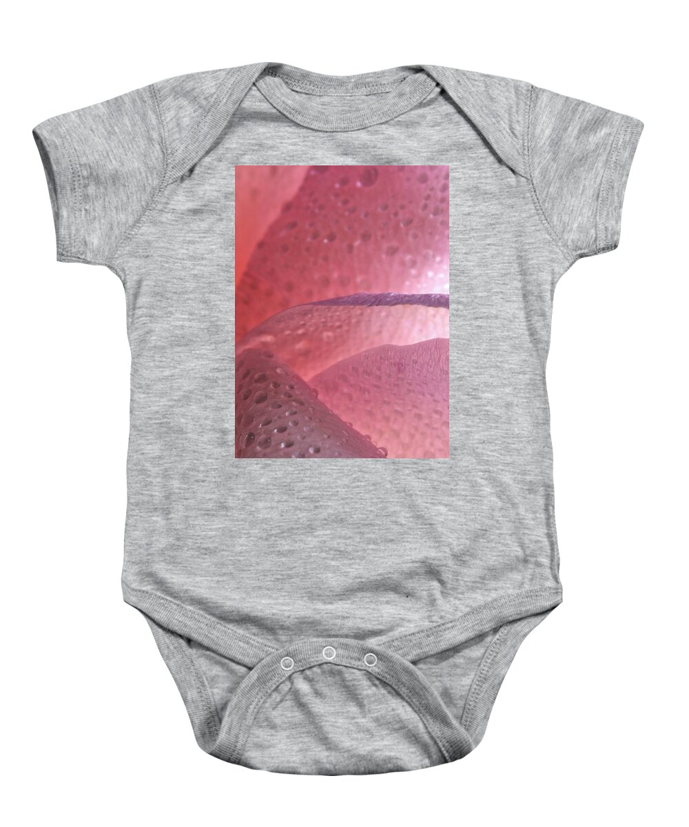 Macro Baby Onesie featuring the photograph Rose 4069 by Julie Powell
