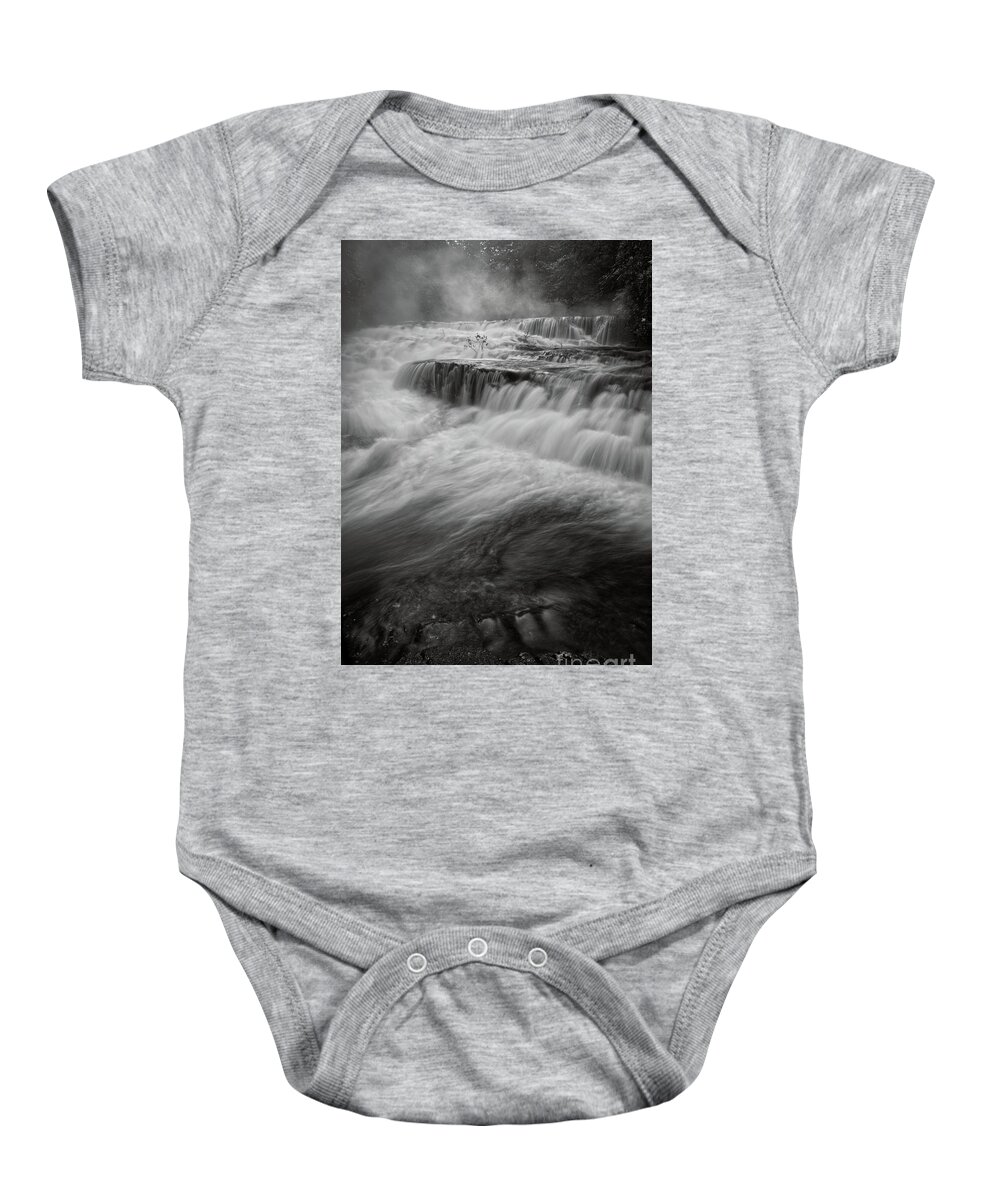 Savage Gulf Baby Onesie featuring the photograph Savage Falls 24 by Phil Perkins