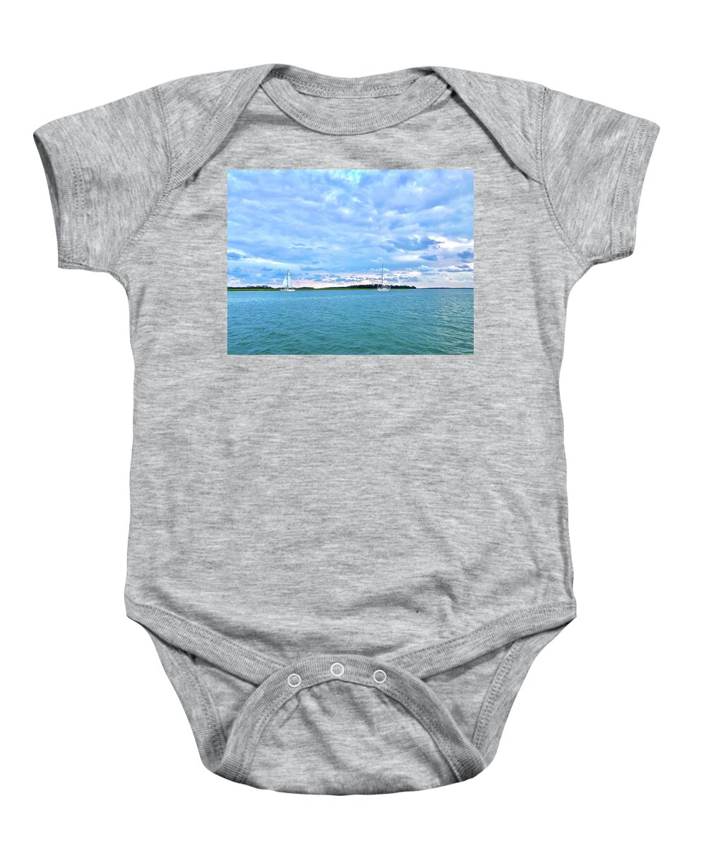 Seabrook Island Baby Onesie featuring the photograph Seabrook Island by M West