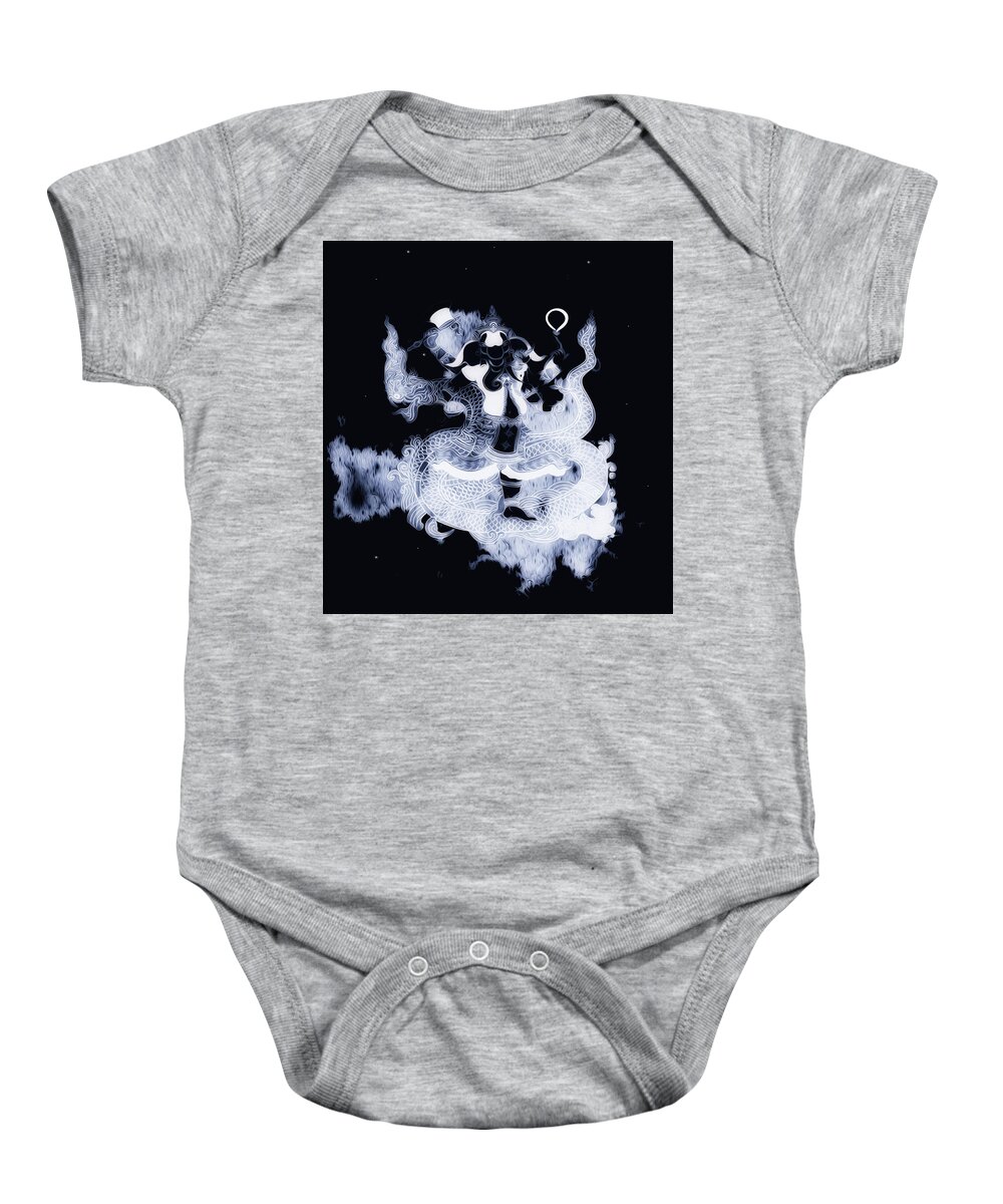 Ganesh Baby Onesie featuring the digital art Self The Totality by Jeff Malderez
