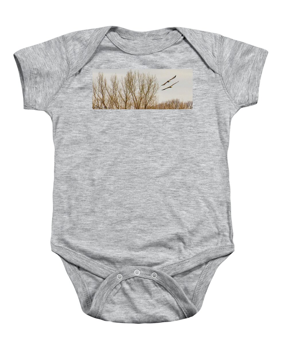  Baby Onesie featuring the photograph Side by Side by Wendy Carrington