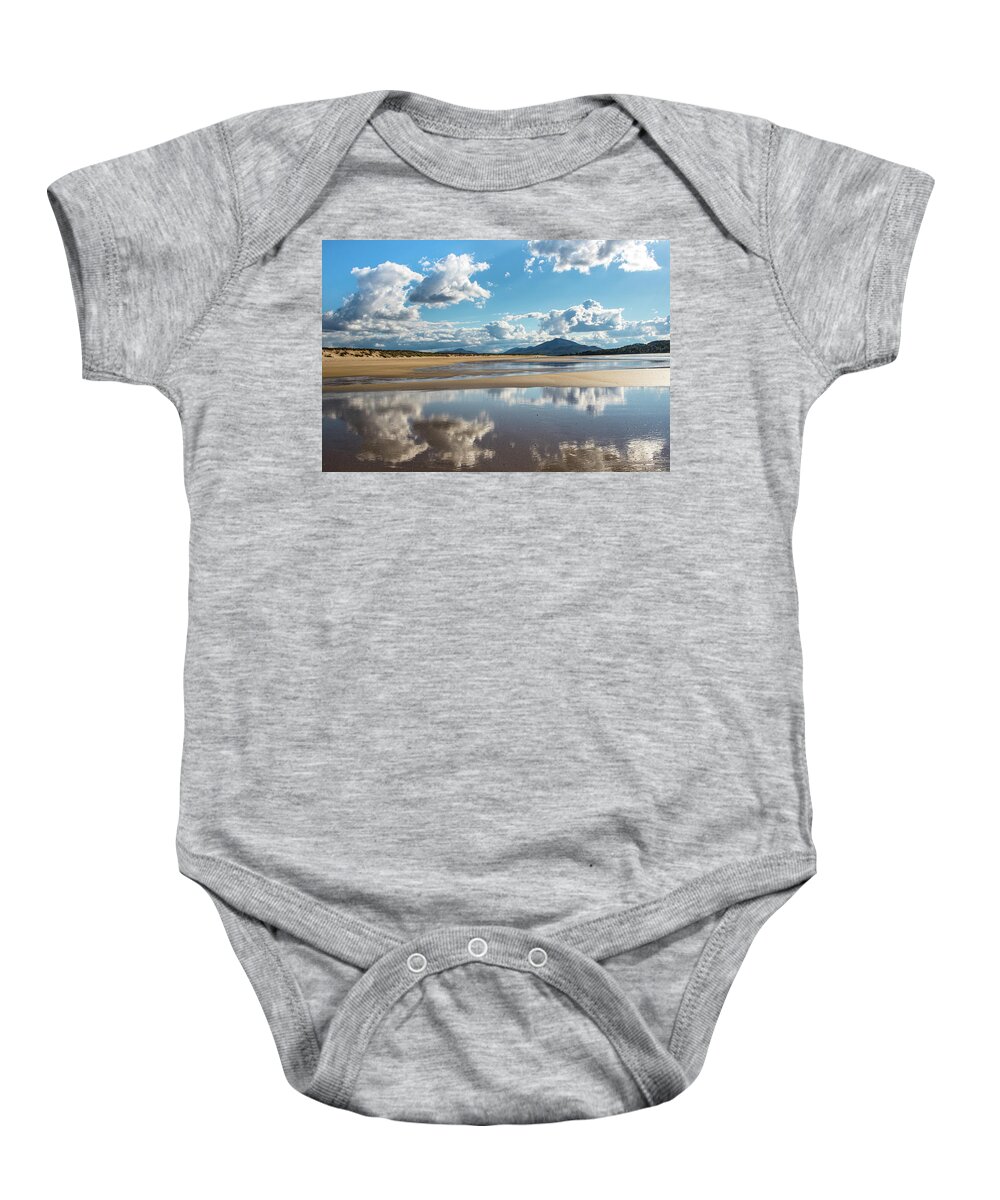 Donegal Baby Onesie featuring the photograph Sky above, sand below, peace within by John Soffe