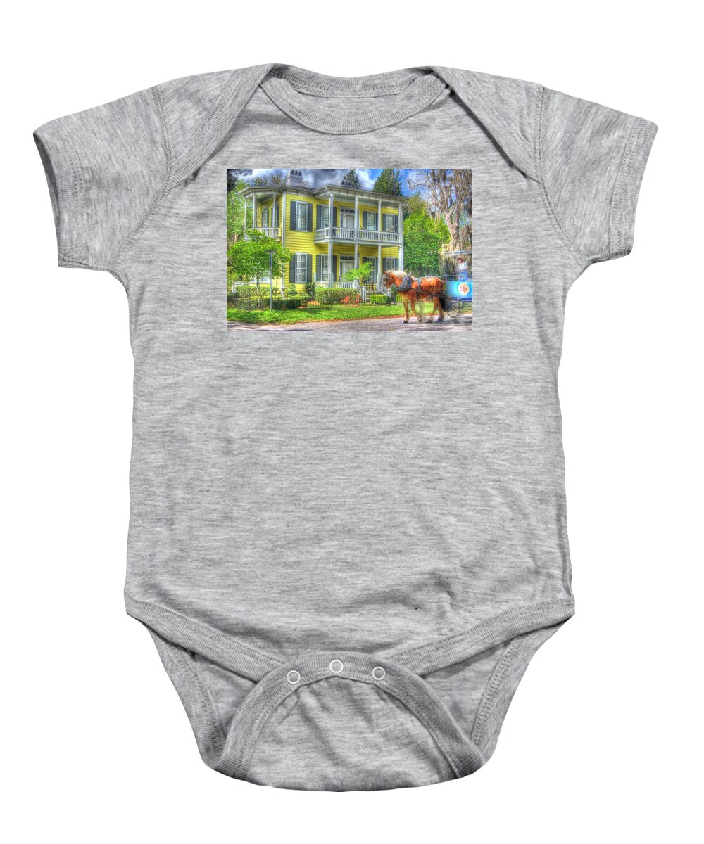 The South Baby Onesie featuring the photograph Southern Charm by John Handfield