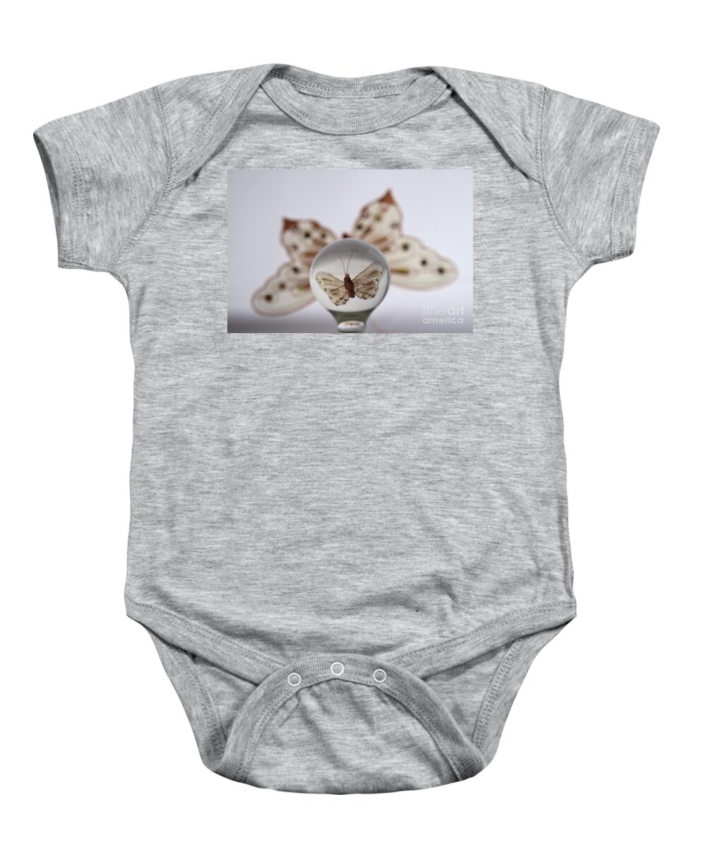 Sphere Baby Onesie featuring the photograph Sphere Capture by Kae Cheatham
