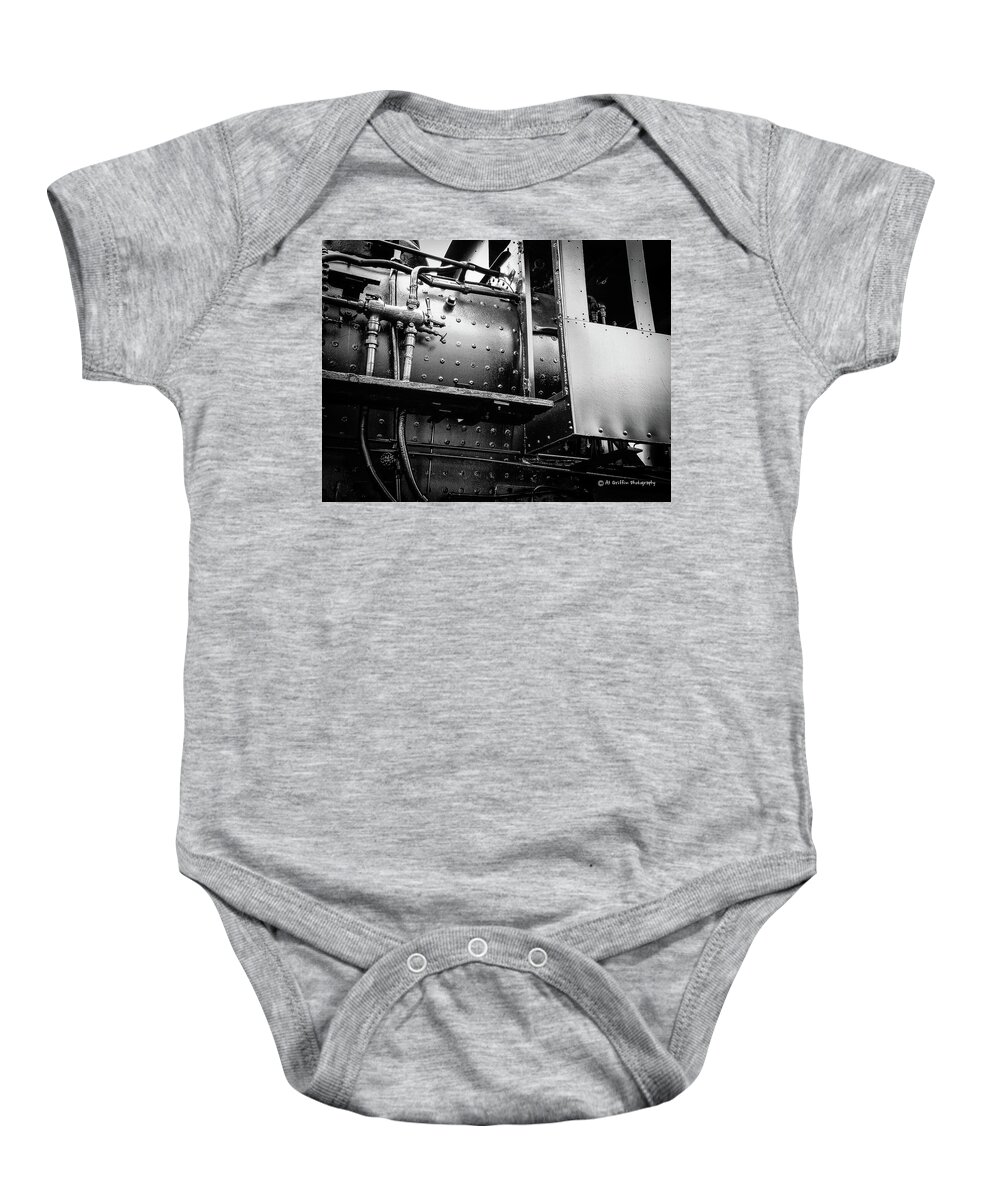 Steam Baby Onesie featuring the photograph Steam I by Al Griffin