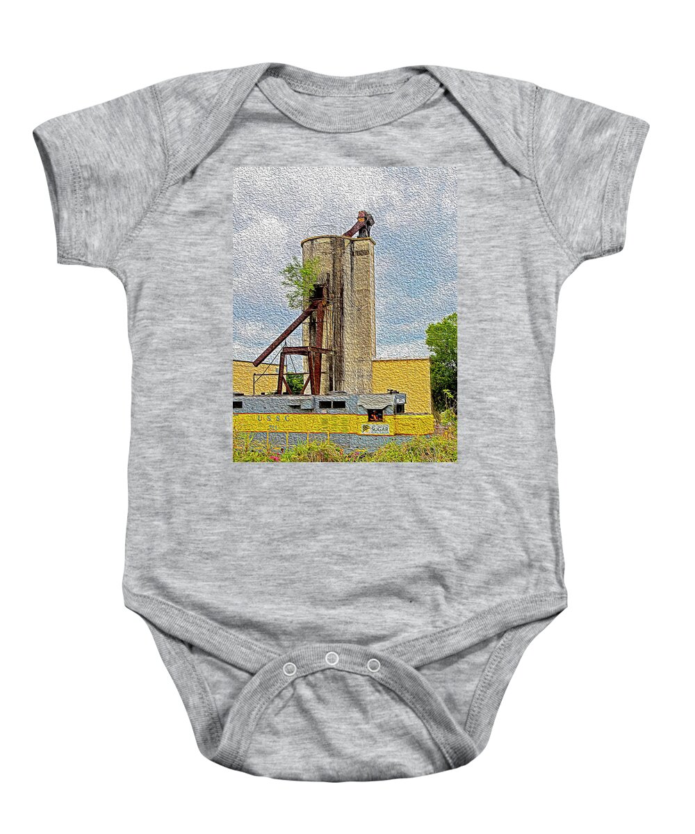 Train Baby Onesie featuring the photograph Sugar Train by Dart Humeston