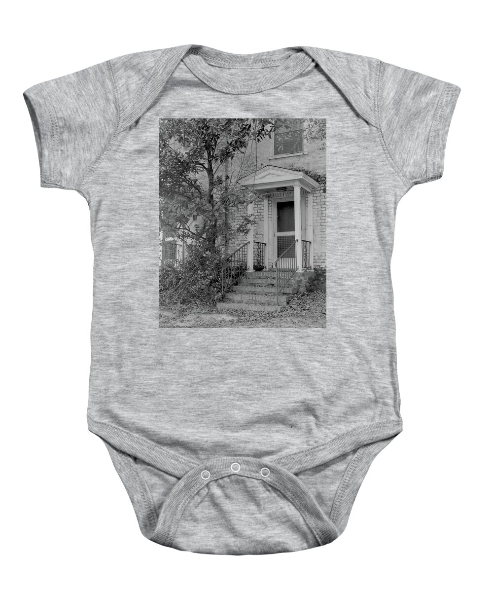 Roswell Baby Onesie featuring the photograph The Bricks, Roswell, Georgia by John Simmons