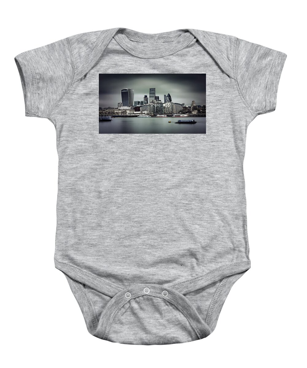 City Of London Baby Onesie featuring the photograph The City of London by Ian Good