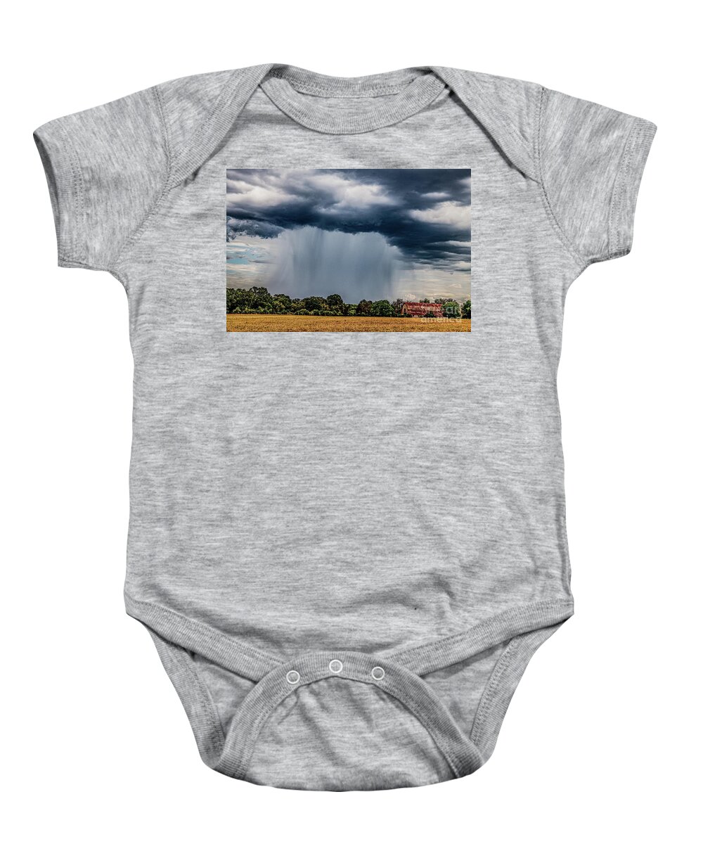  Baby Onesie featuring the photograph The Downfall by Michael Tidwell
