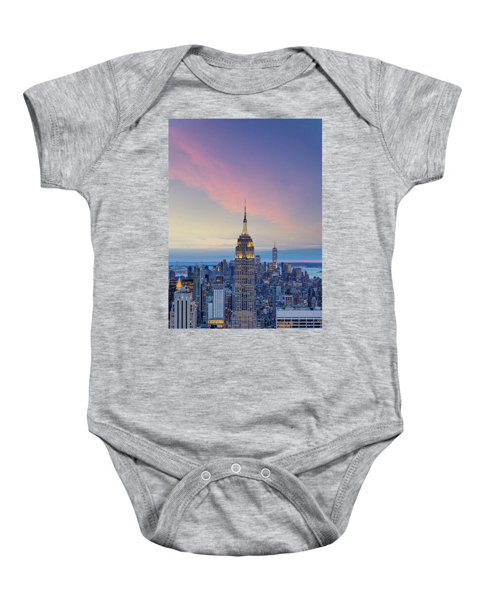 City Baby Onesie featuring the photograph The Empire Strikes Back by Francesco Riccardo Iacomino