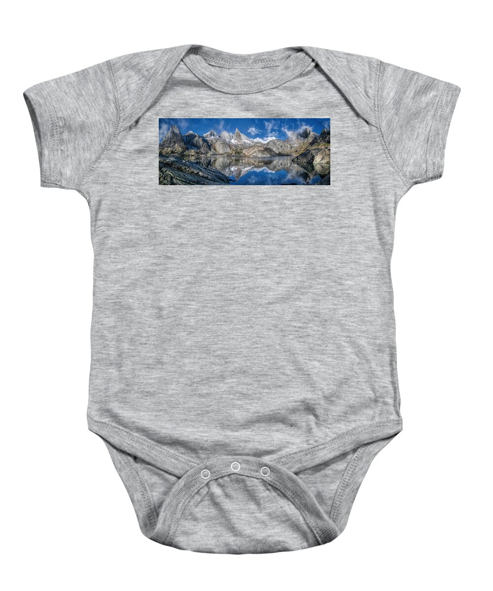 Landscape Baby Onesie featuring the photograph The Minarets by Romeo Victor