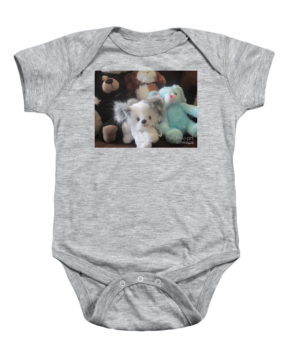 Toys Baby Onesie featuring the photograph The New Addition by Denise F Fulmer