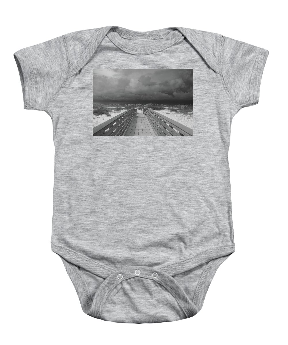 Beach Baby Onesie featuring the photograph The way to the beach by Jamie Tyler