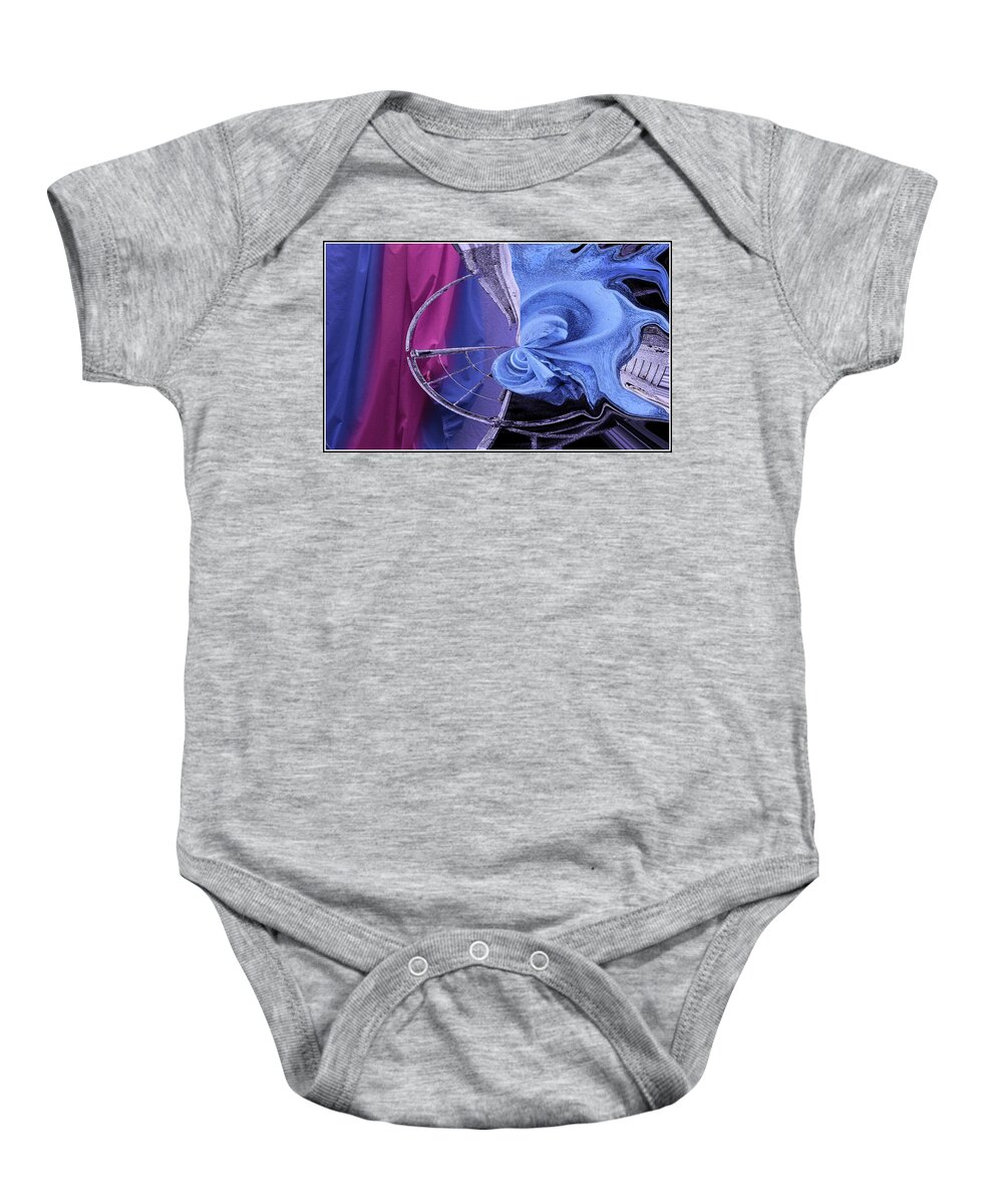 Blue Baby Onesie featuring the photograph Three Sheets to the Wind by Wayne King