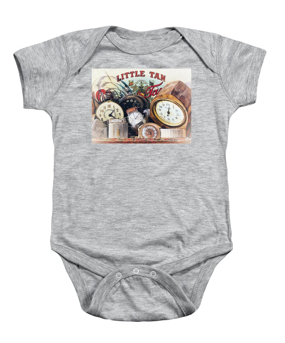 Vintage Baby Onesie featuring the photograph Time in a Box by Jerry Abbott