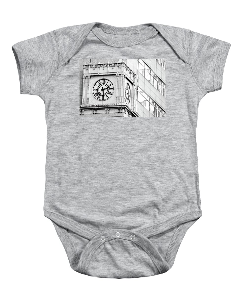  Baby Onesie featuring the photograph Time Keeper by Eena Bo