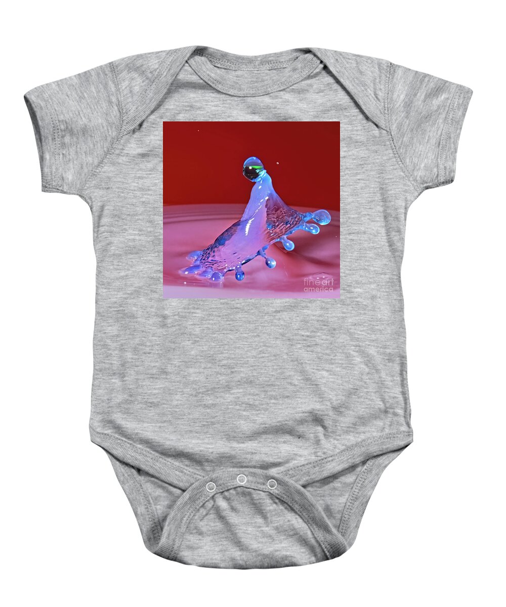 Water Baby Onesie featuring the photograph Tiny Dancer by Tom Watkins PVminer pixs