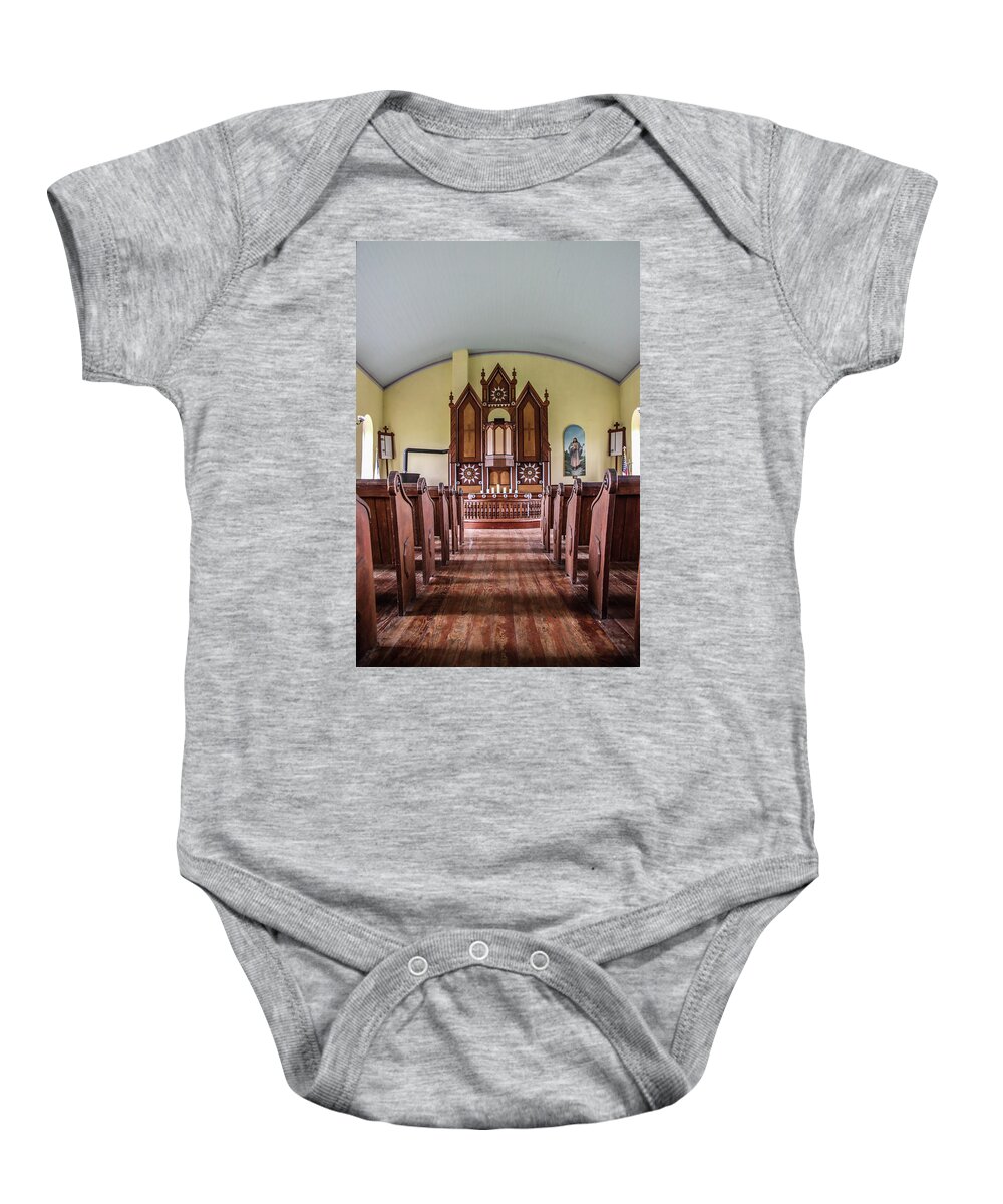 Cransfill Gap Baby Onesie featuring the photograph To the Front - Color by KC Hulsman