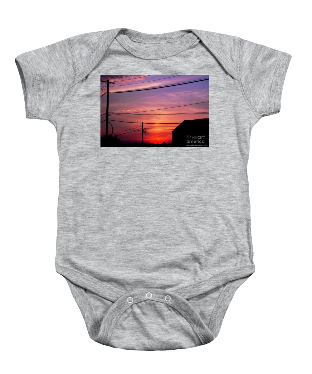 Touchstone Baby Onesie featuring the photograph Touchstone of Twilight by Tami Quigley