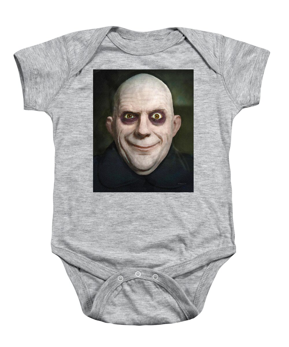 Uncle Fester Watercolor Onesie by Brian Wallace - Pixels