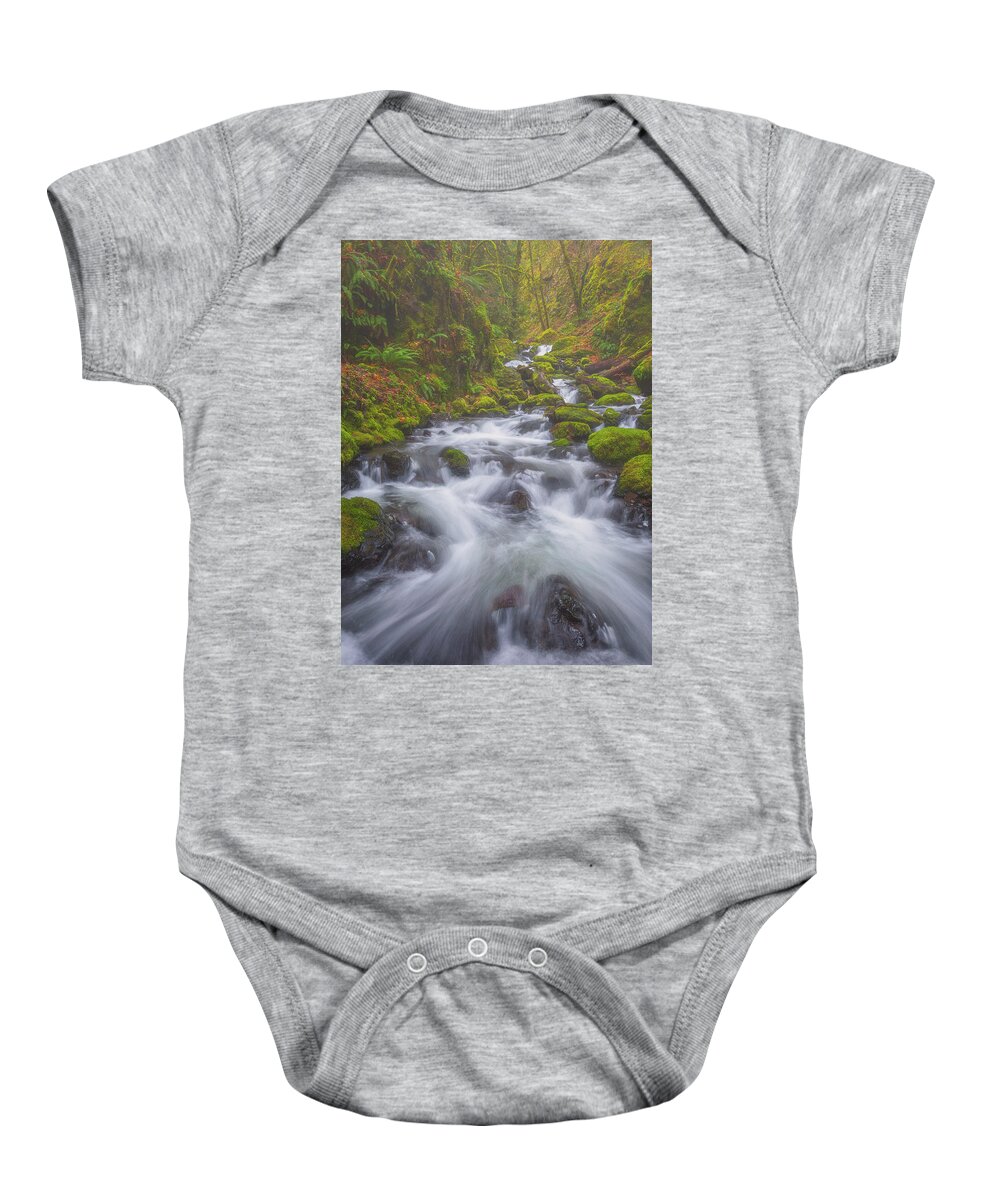 Water Baby Onesie featuring the photograph Up a Creek by Darren White