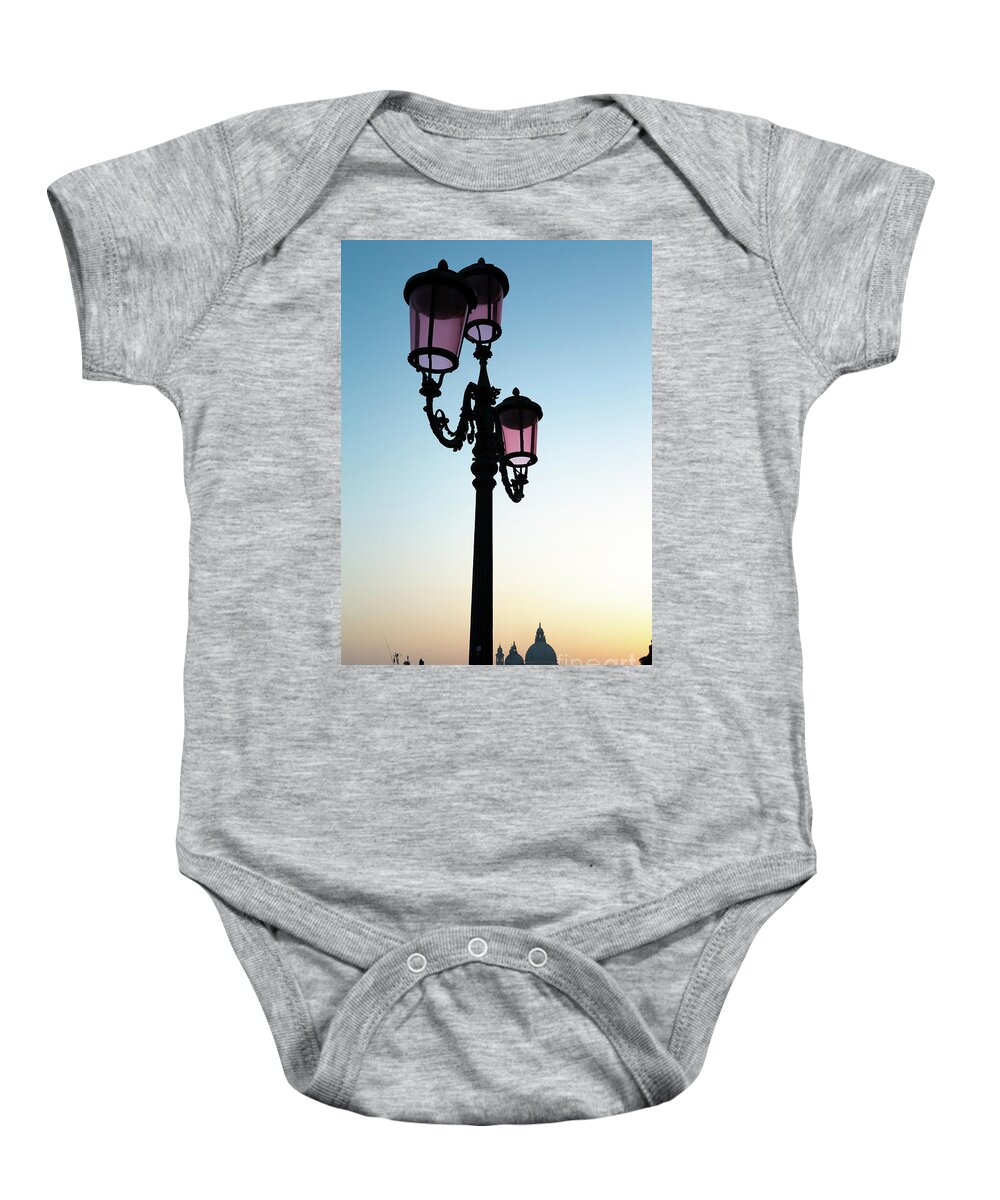 Italy Baby Onesie featuring the photograph Venice in the Evening by Andy Myatt