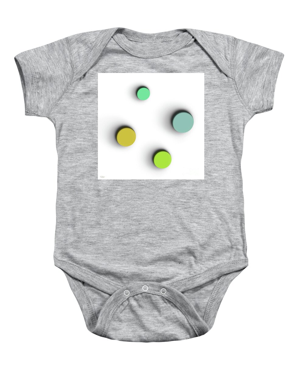 Perspective Baby Onesie featuring the digital art Visual error by Mehran Akhzari