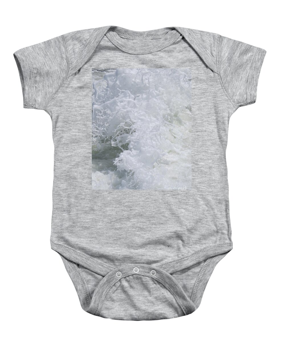 Billows Baby Onesie featuring the photograph Wake 2 by World Reflections By Sharon
