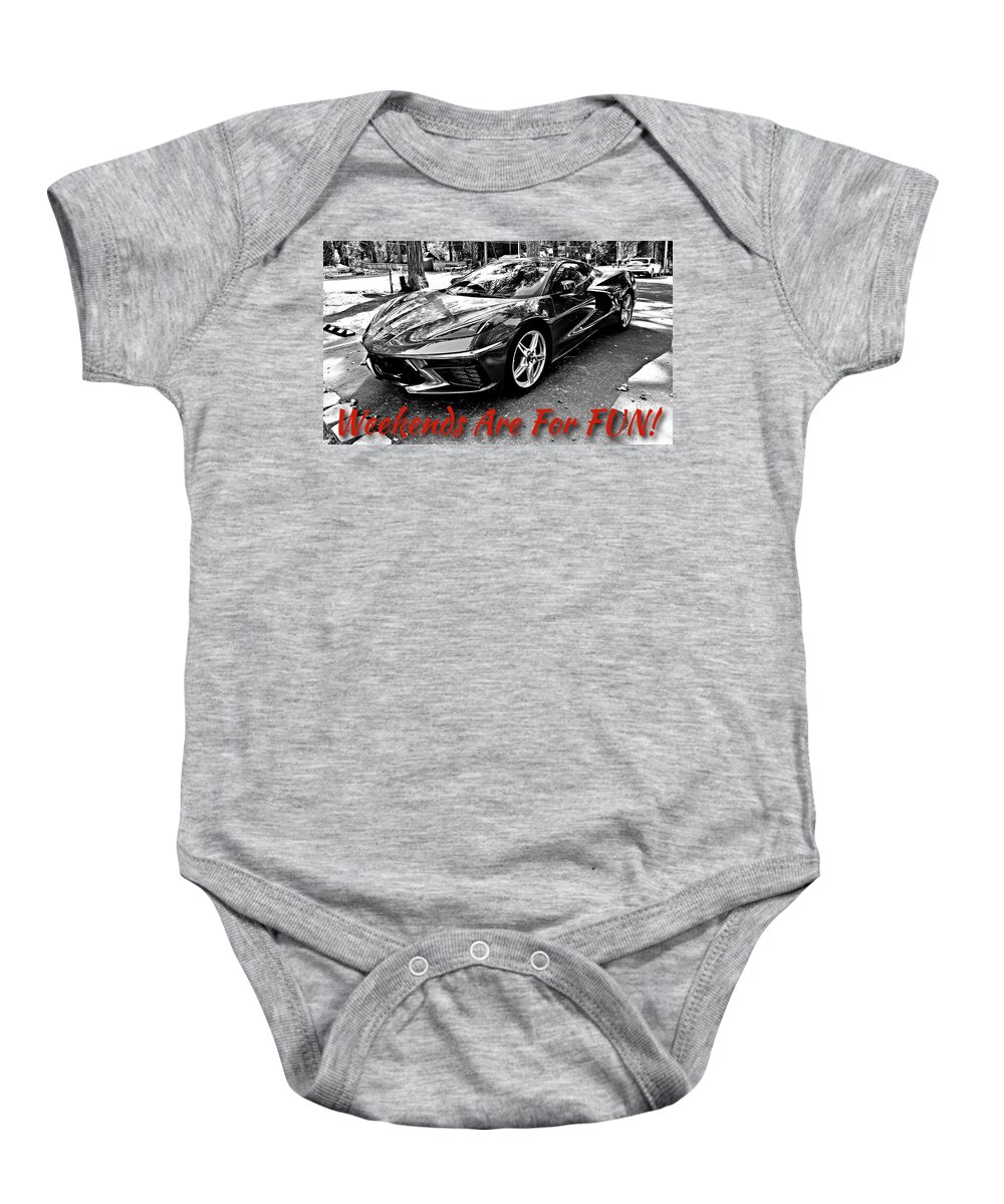 Photograph Baby Onesie featuring the photograph Weekend FUN by Beverly Read