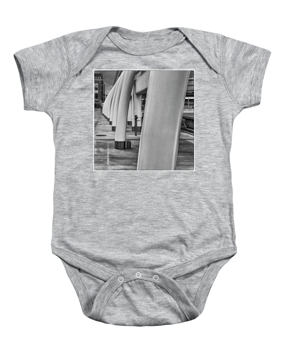 Architecture Baby Onesie featuring the photograph Whale Ribs by Tony Locke