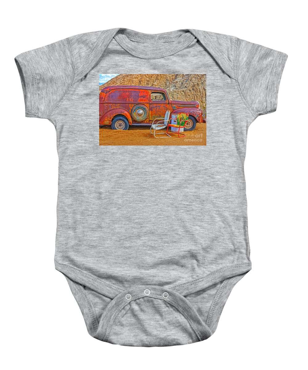  Baby Onesie featuring the photograph Where We Stop Along The Way by Rodney Lee Williams