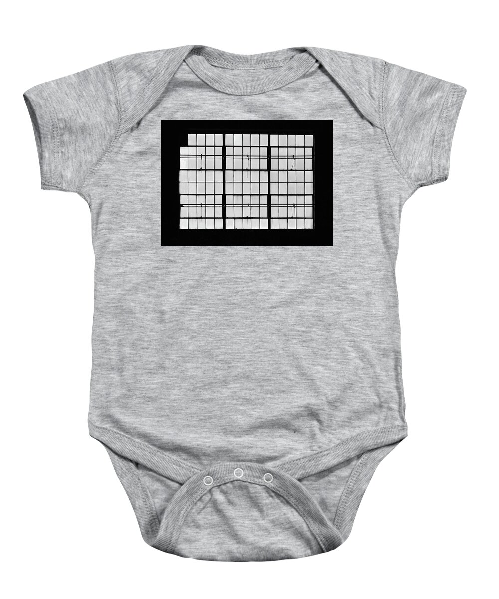 Windows Baby Onesie featuring the photograph Windows by Bob McDonnell