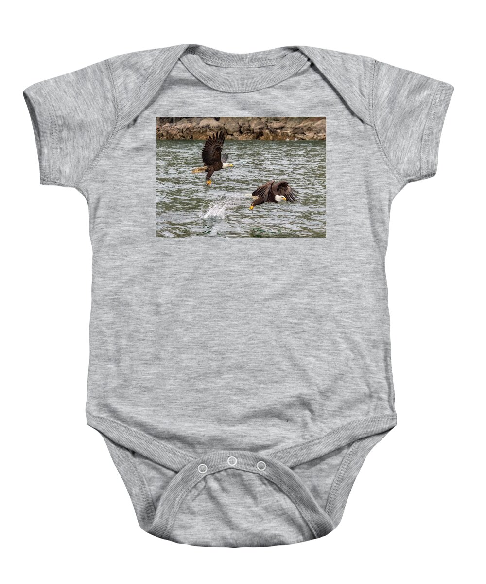 Eagles Baby Onesie featuring the photograph Winner Takes All by Kristal Kraft