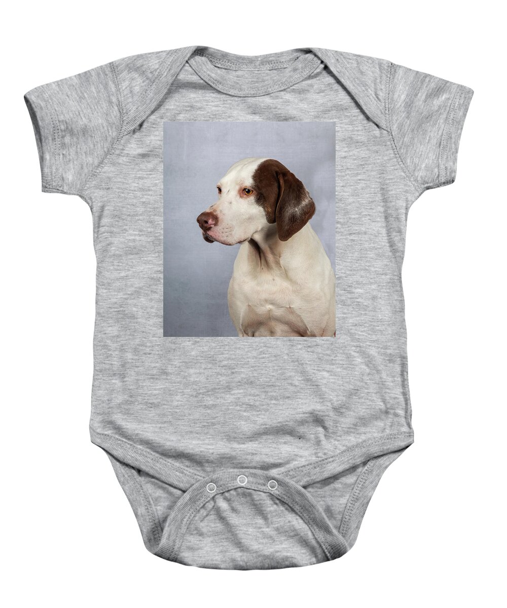 January2020 Baby Onesie featuring the photograph Wyatt Side View by Rebecca Cozart