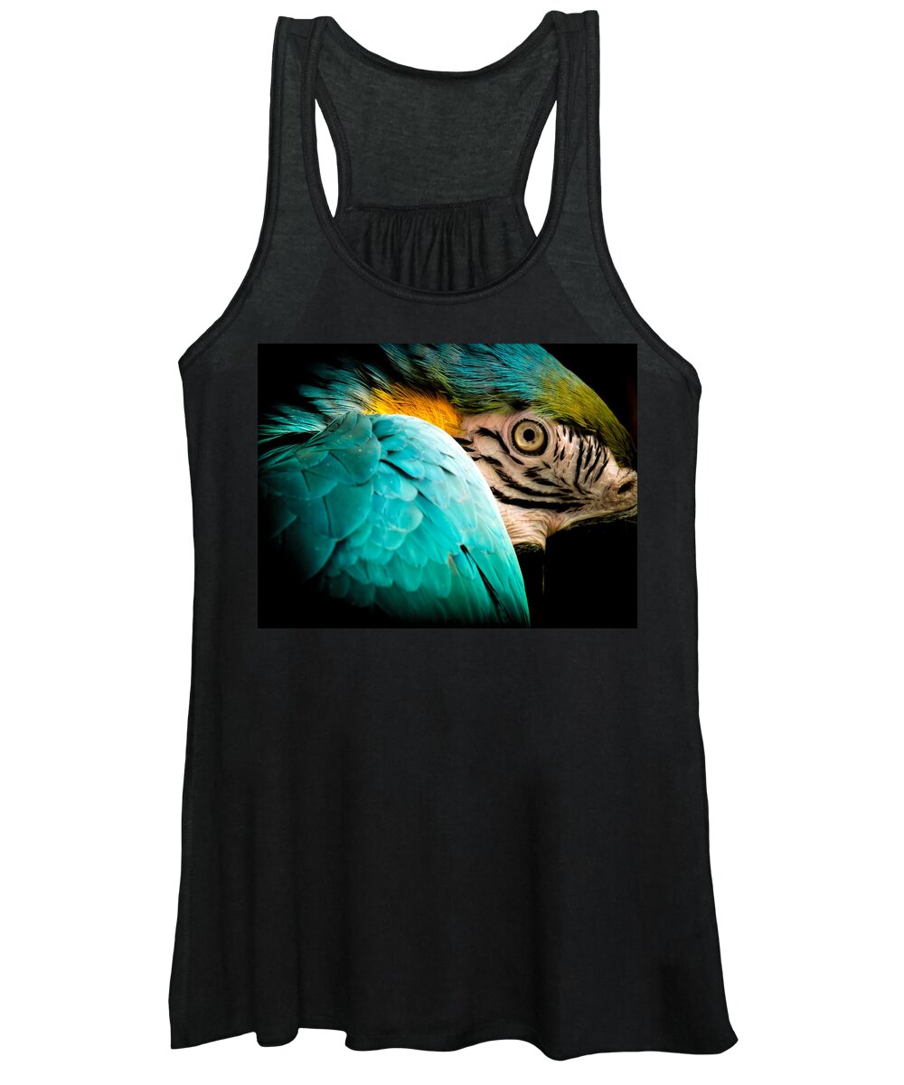 Macaws Women's Tank Top featuring the photograph Sleeping Beauty by Karen Wiles