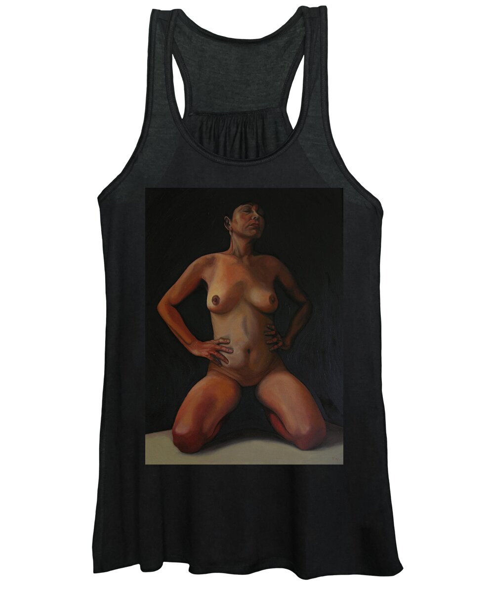 Sexual Women's Tank Top featuring the painting 11 Am by Thu Nguyen