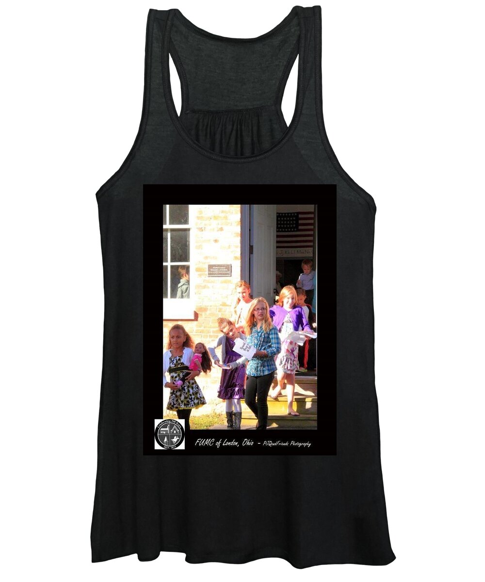 First United Methodist Church Of London Women's Tank Top featuring the photograph Circuit Rider Bicentennial #12 by PJQandFriends Photography
