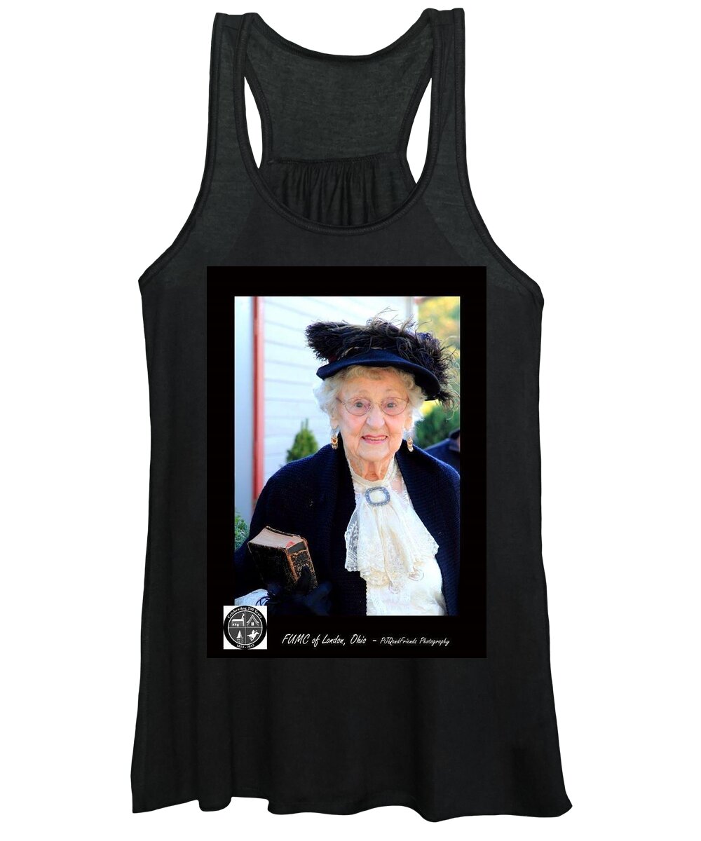 First United Methodist Church Of London Women's Tank Top featuring the photograph Circuit Rider Bicentennial by PJQandFriends Photography