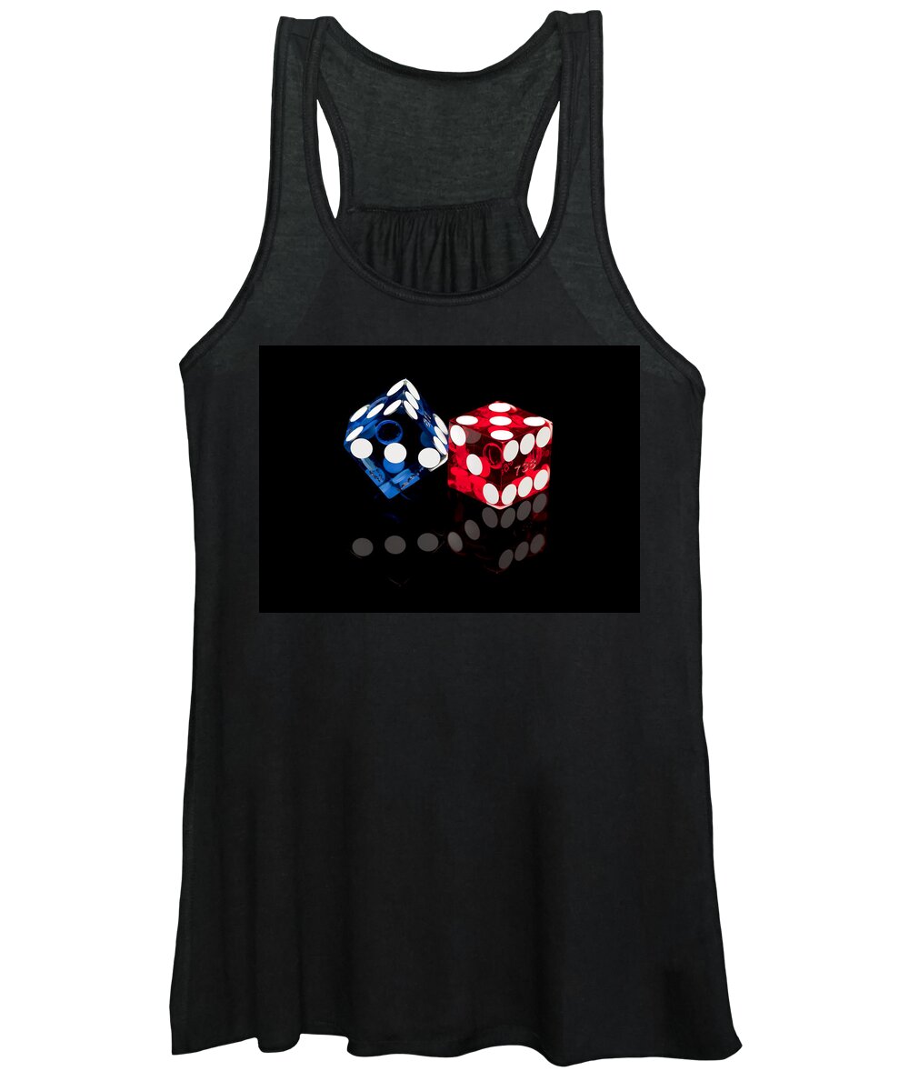 Dice Women's Tank Top featuring the photograph Colorful Dice #18 by Raul Rodriguez