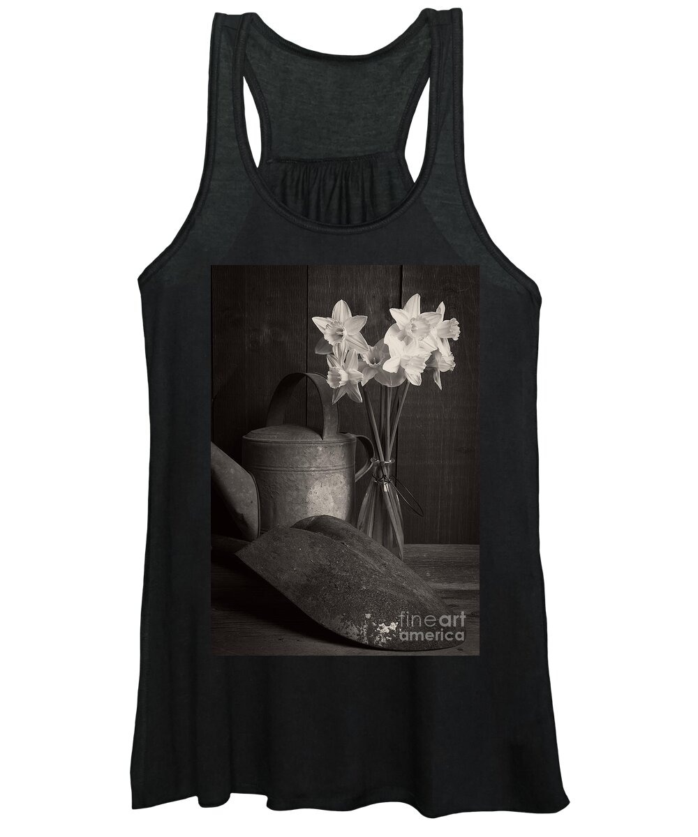 Daffodils Women's Tank Top featuring the photograph Daffodils #2 by Edward Fielding