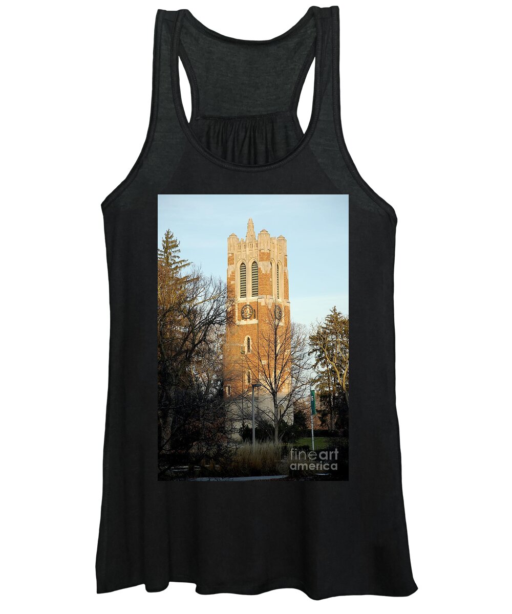 Beaumont Tower Women's Tank Top featuring the photograph Time #2 by Joseph Yarbrough