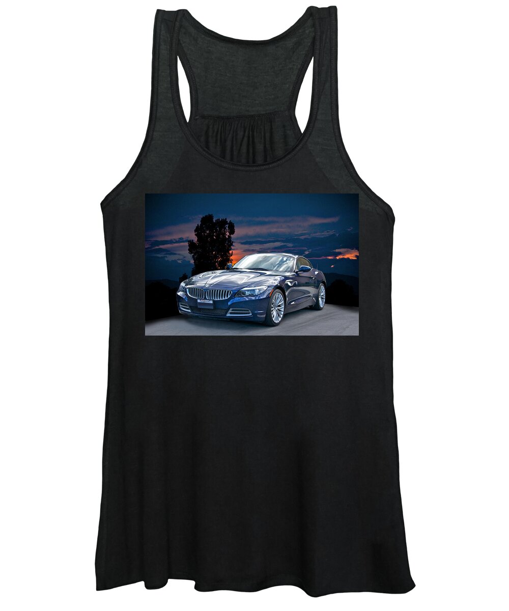 Auto Women's Tank Top featuring the photograph 2013 Bmw Z4 by Dave Koontz