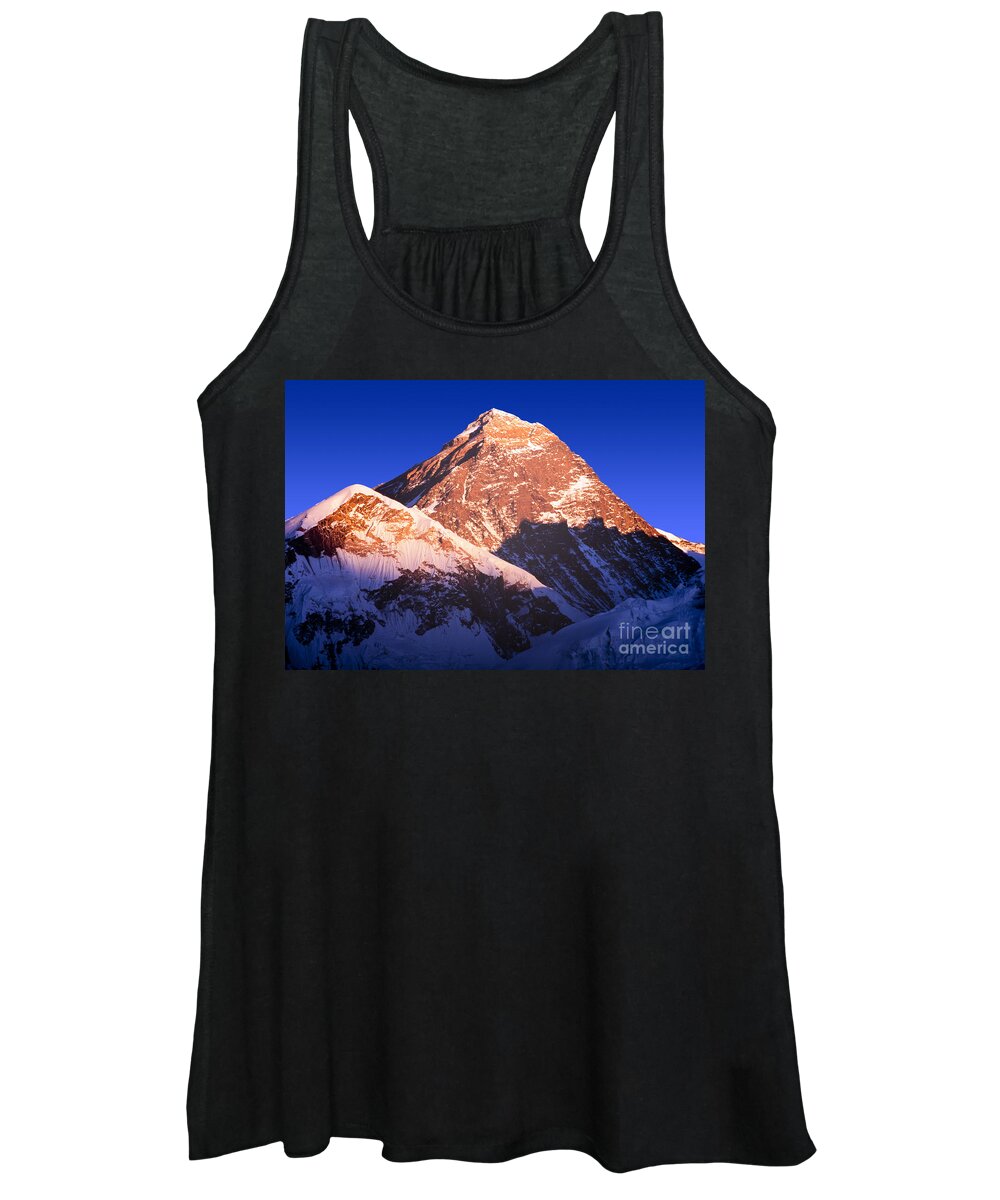 Everest Women's Tank Top featuring the photograph Mount Everest #3 by THP Creative
