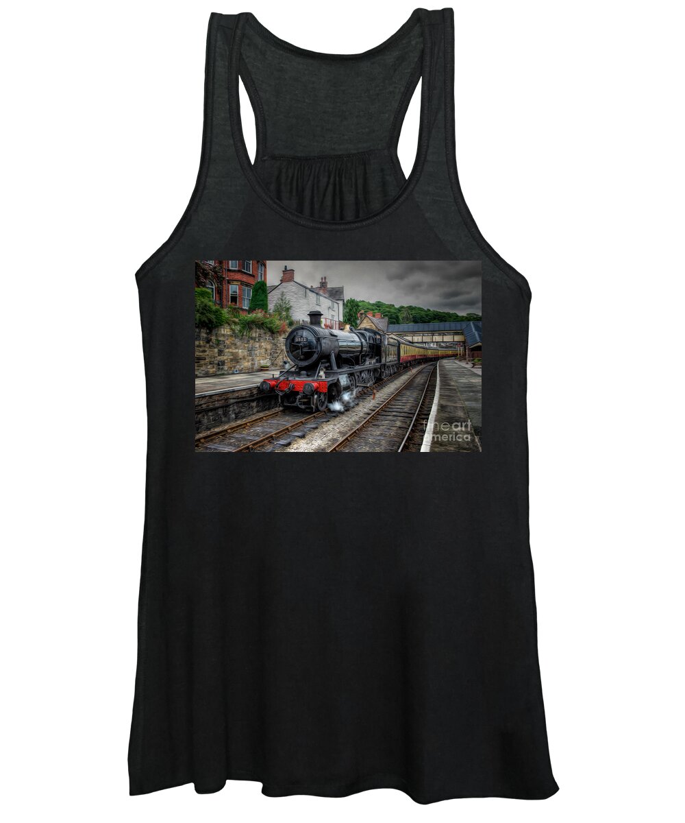 1938 Women's Tank Top featuring the photograph Steam Train #1 by Adrian Evans