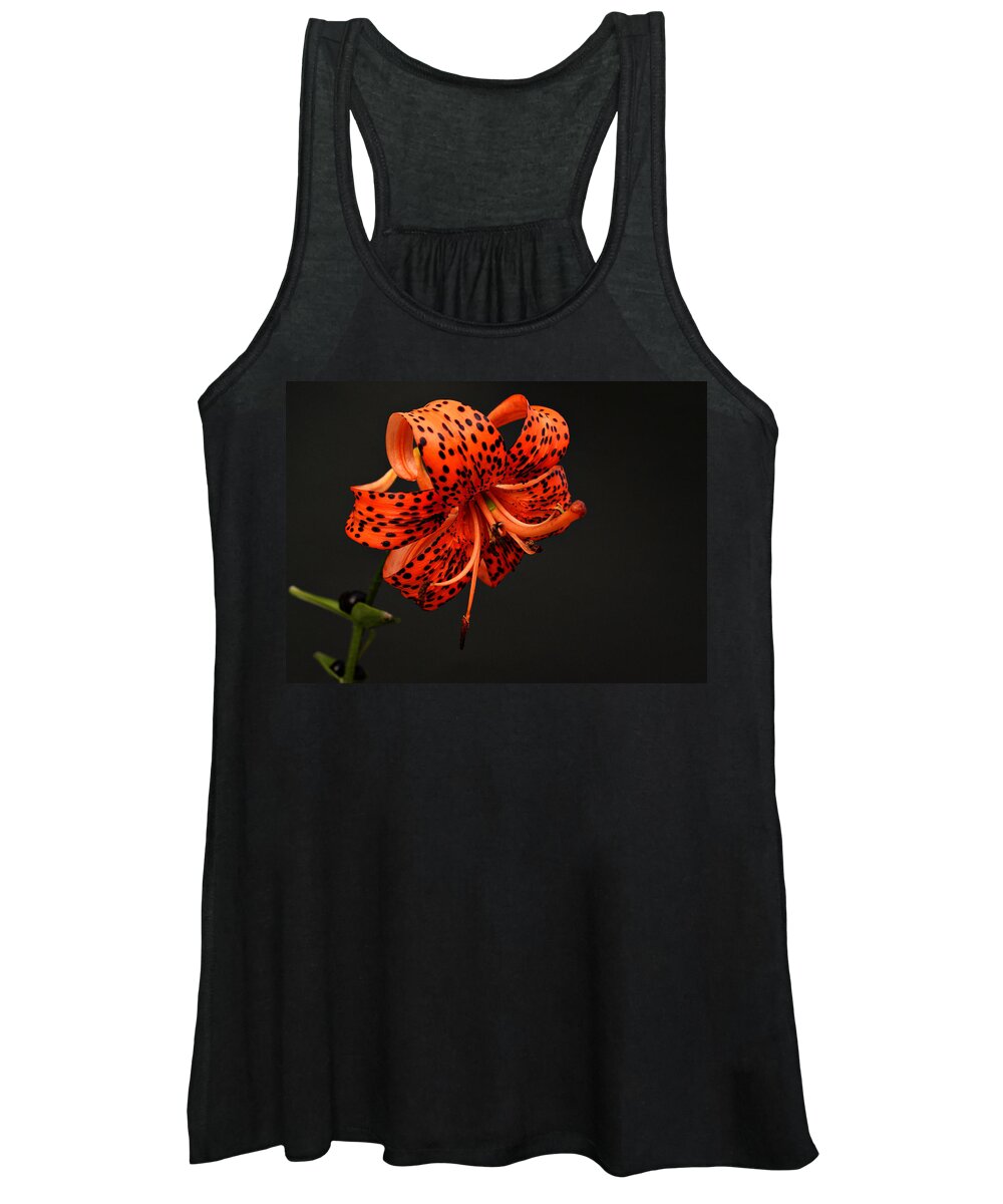 Flower Women's Tank Top featuring the photograph Tiger Lily #3 by Sandy Keeton