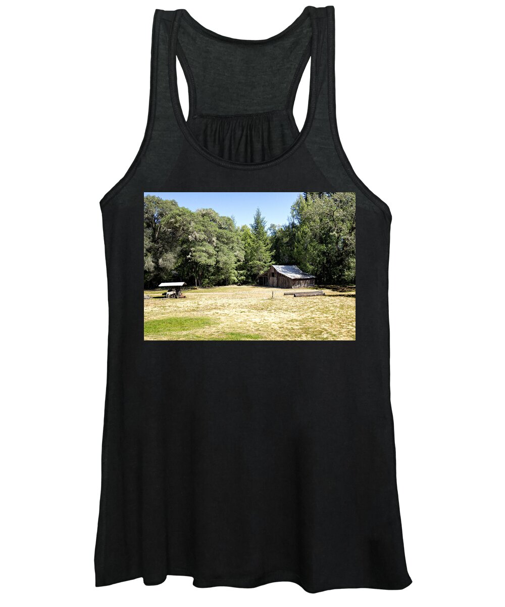 Barn Women's Tank Top featuring the photograph Vintage Philo Barn by Betty Depee