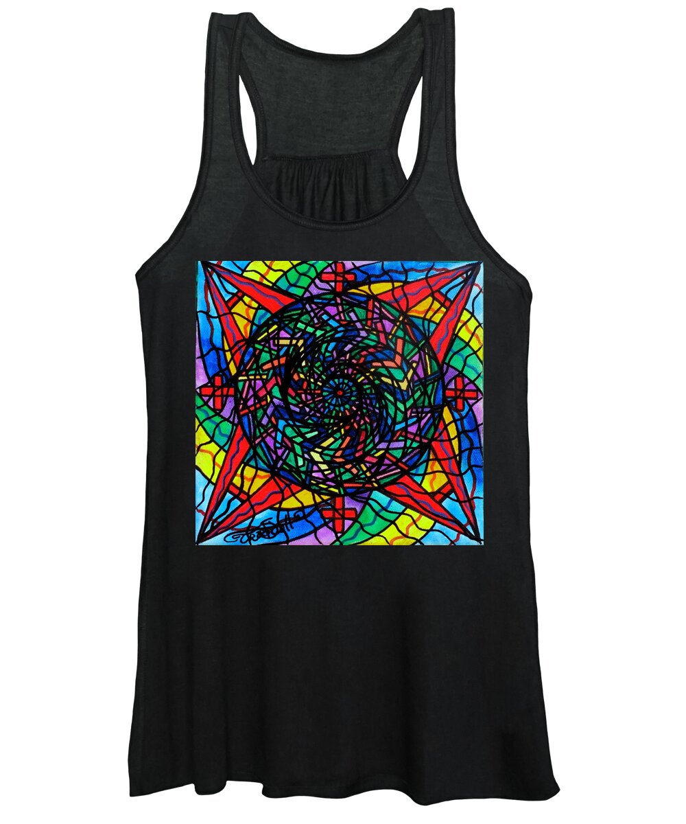 Academic Fulfillment Women's Tank Top featuring the painting Academic Fullfillment by Teal Eye Print Store